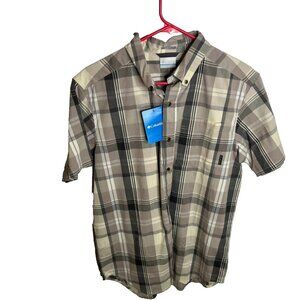 Columbia Men's Rapid Rivers Short Sleeve Shirt - Flint Grey Multi Size S